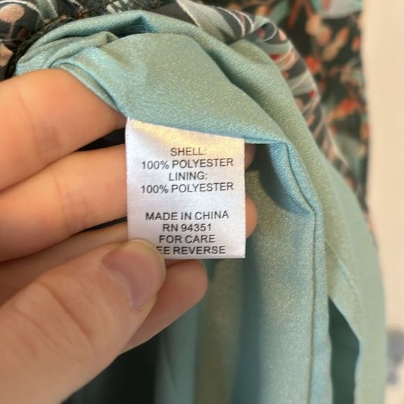 Jade Melody Tam Wispy Leaves maxi dress size Small NWT - Picture 5 of 6